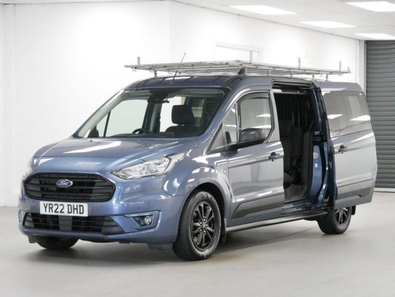 22 FORD TRANSIT CONNECT 1.5 EBL 120 BHP L2 240 LONG TREND 5 SEAT CREW ( NO VAT )