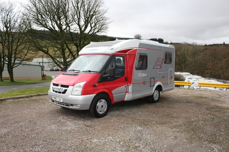 2007 "07" Plate Hymer Typ HV 522 CL Van Compact 3 Berth Motorhome With Fixed Bed