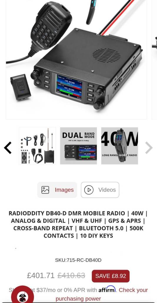 Radioddity DB40-D DMR Radio