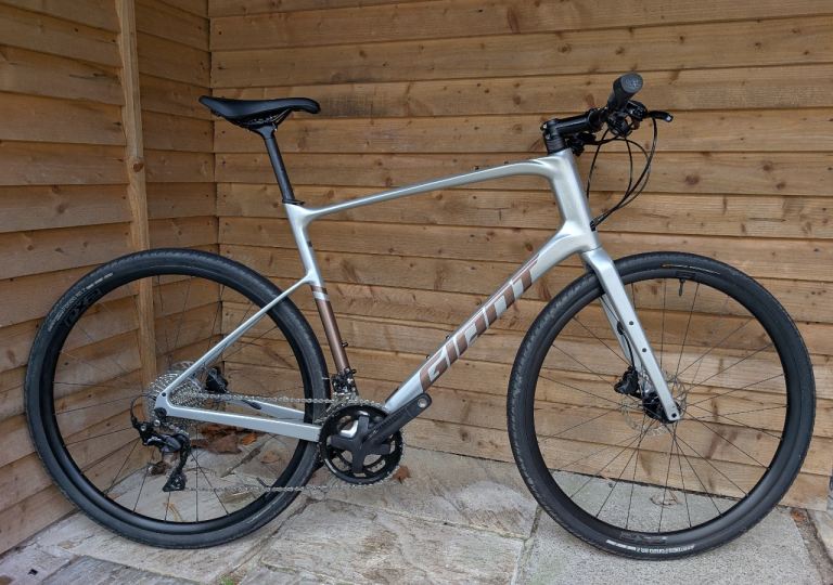 CARBON FIBRE Giant Fastroad AR 1 XL Hybrid Bike VIEW SWANSEA/BRIDGEND