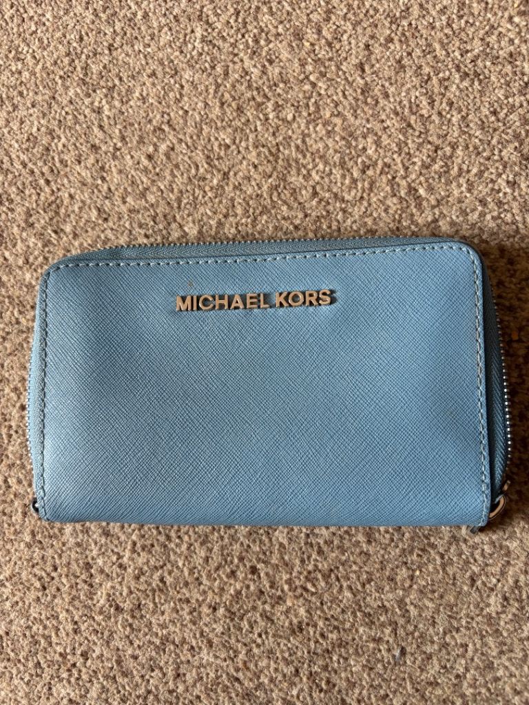 Michael Kors Purse – Light Blue, Good Condition