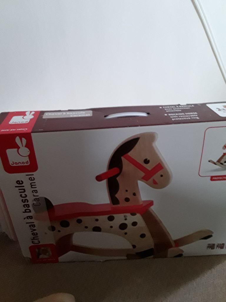 image for Janod Wooden Rocking Horse 