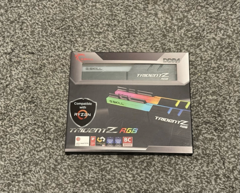 G.Skill Trident Z RGB DDR4-3200 8GB RAM Memory for AMD - Pack of 2 (16GB)