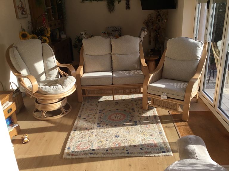 Sofa, arm Chair, and swivel rocker  conservatory furniture