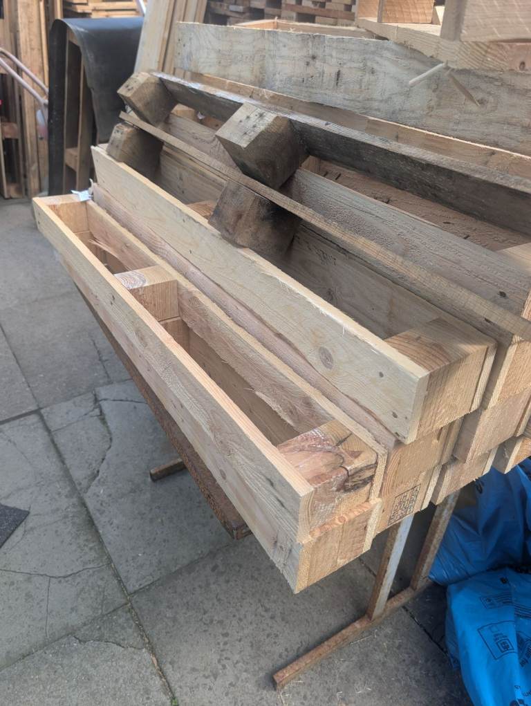Pallet Timber Legs Heat Treated Ideal Planter, Garden Border, Window Boxes, Raised Beds.