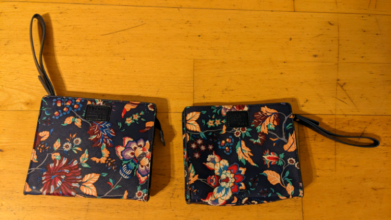 Beautiful Two Liberty Leather Cosmetic Wash Bags