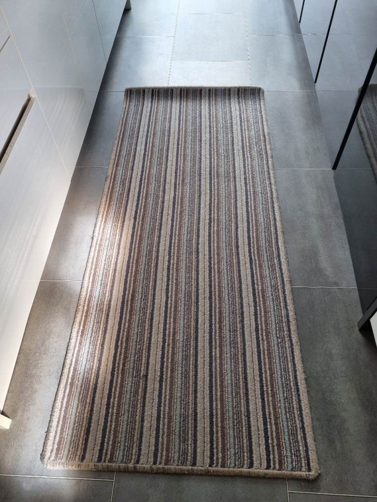 Striped rug runner 