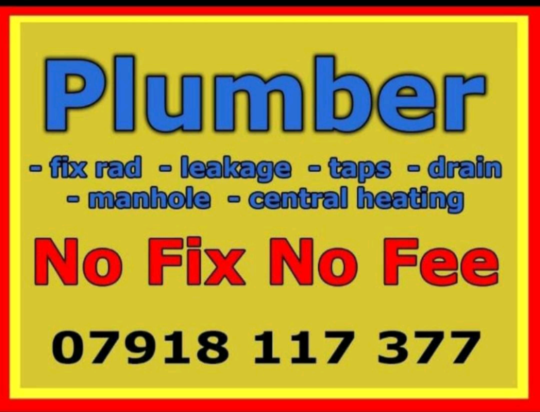 Local plumber, plumbing central heating, repairs