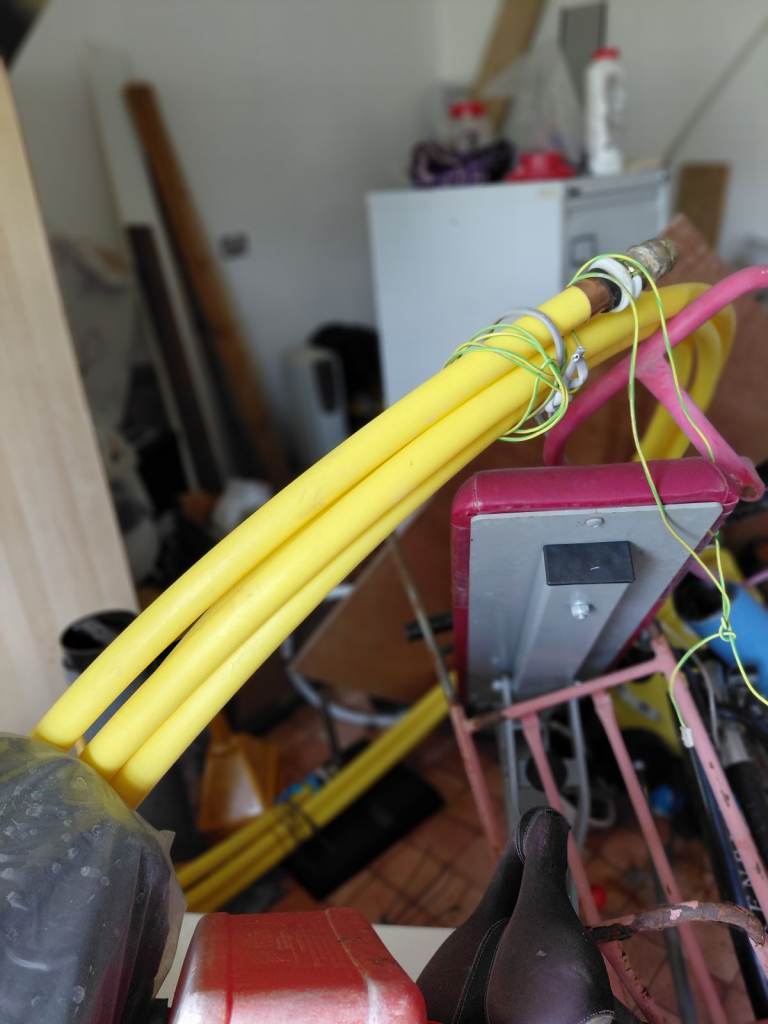 32mm gas yellow pipe 