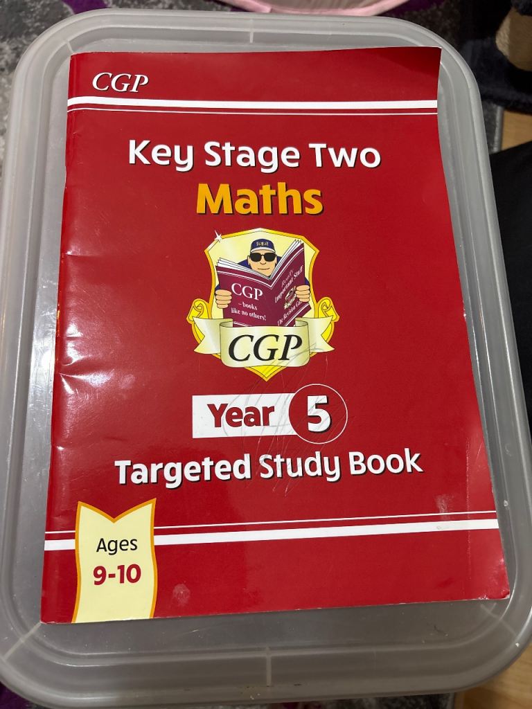 KS2 maths CGP Y5 study book