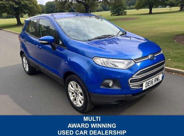 2016 Ford Ecosport 1.0T EcoBoost Zetec SUV 5dr Petrol Manual 2WD Euro 6 (s/s) (125 ps) HATCHBACK ...