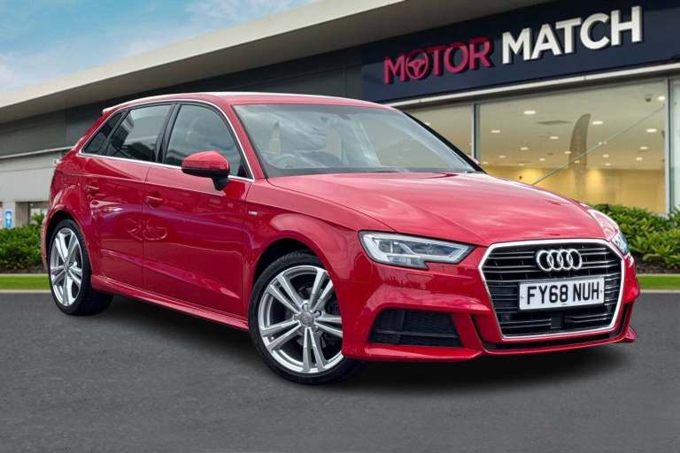 2018 Audi A3 1.5 TFSI CoD 35 S line Sportback S Tronic Euro 6 (s/s) 5dr Hatchback PETROL Automatic