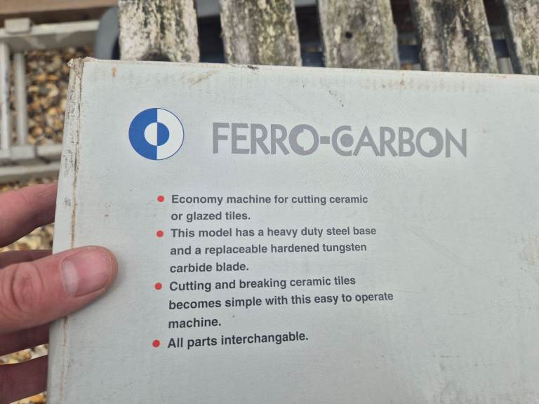 Ferro-carbon 400mm tile cutter