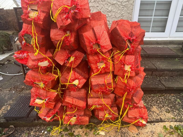 100% Ash Firewood logs camping fire pit chiminea text only.