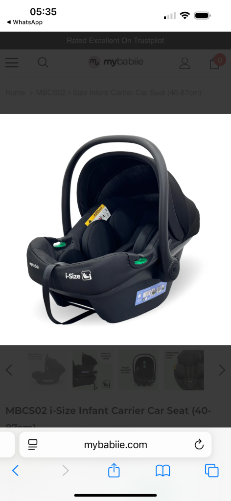  My Babiie i-Size Car Seat 