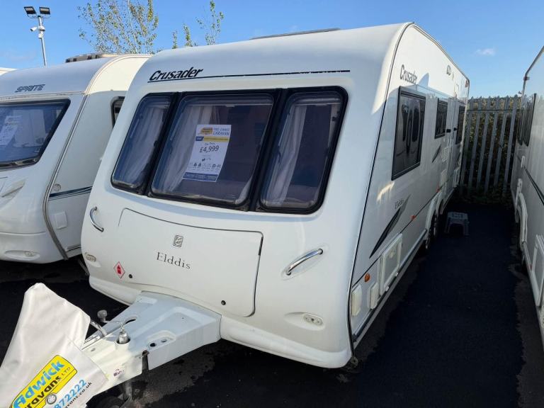 Elddis Crusader Super Storm L-Shaped Lounge Rear Lounge