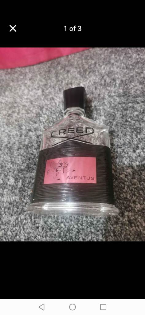 Creed Aventus EDP 100ml AUTHENTIC new batch around half of bottle left