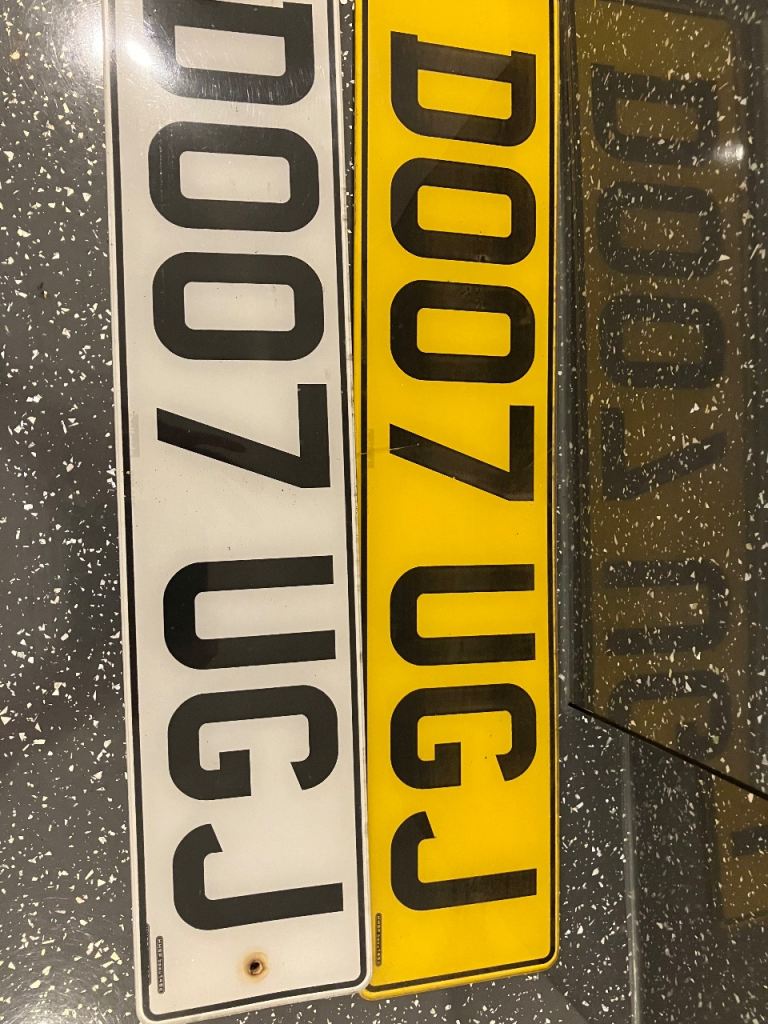Personalised Number Plate -DO07 UGJ