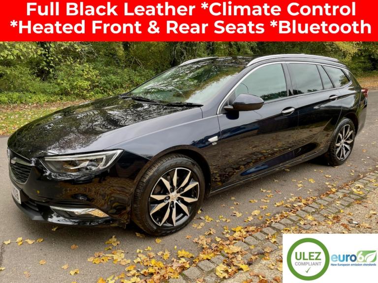 2017 Vauxhall Insignia 2.0Turbo D Elite Nav Diesel Estate In Blue / Black Leather ESTATE Diesel M...