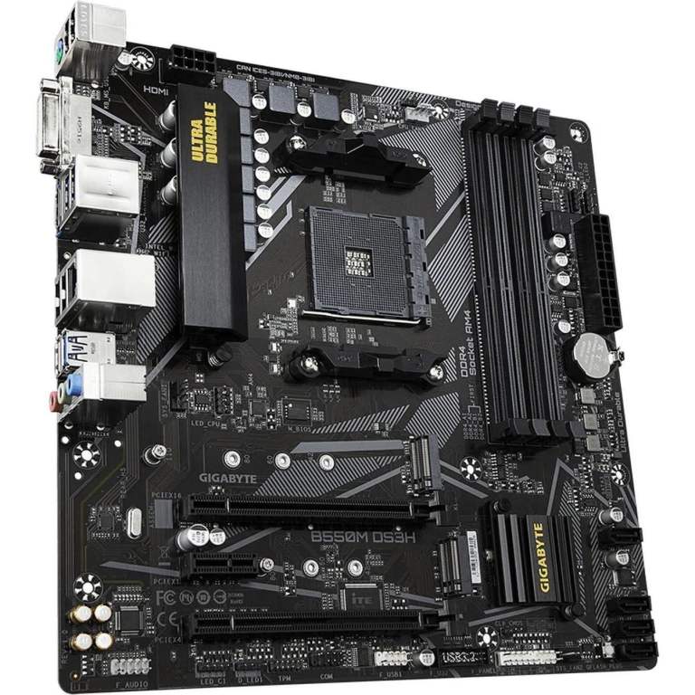 AMD Ryzen 7 5800X3D Gigabyte b550m ds3h mobo bundle