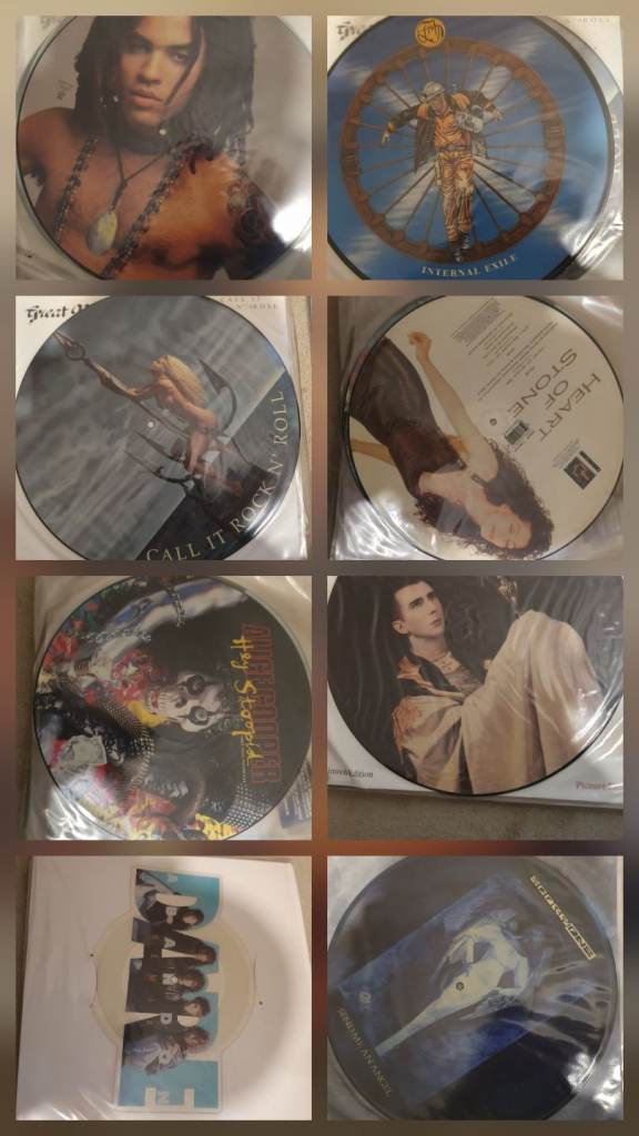 17 Vinyl Picture Discs-classic 80s