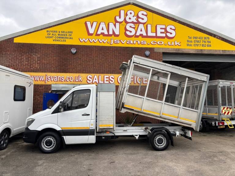 2018 67 MERCEDES-BENZ SPRINTER 2.1 314 CDI TIPPER CAGED 2DR DIESEL MANUAL RWD L1