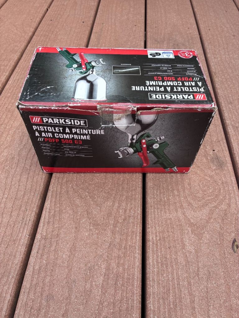 Parkside PDFP 500 C3 Air Paint Spray Gun.