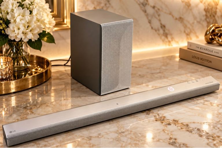 LG MUSICflow HS7 (LAS750M) Soundbar & Subwoofer – Premium Home Cinema Sound System