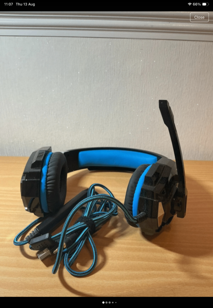KOTION G90000 PRO GAMING WIRED HEADSET. BRAND NEW AND UNUSED.