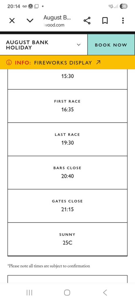 Bank holiday Friday 29th august Goodwood horse racing tickets X 2