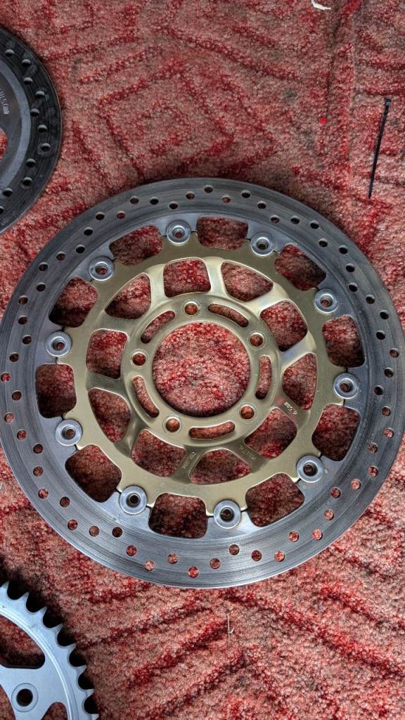 Triumph tiger front brake discs