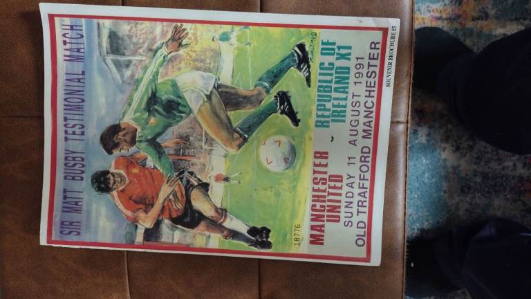 Sir Matt Busby testimonial 