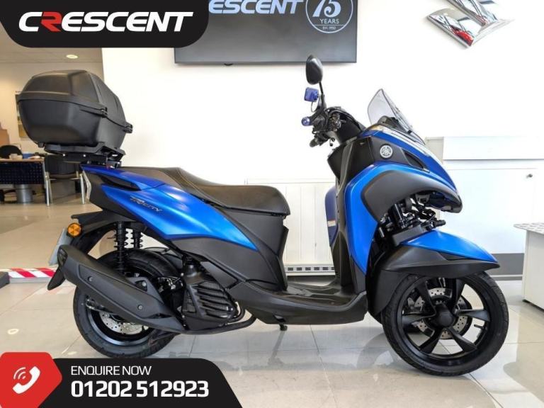 2019 YAMAHA TRICITY 125 - 1 OWNER - LOW MILES - TOP BOX - HEATED GRIPS 