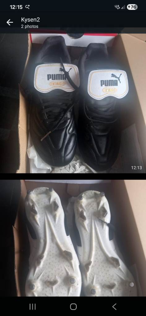 Puma kids football boots