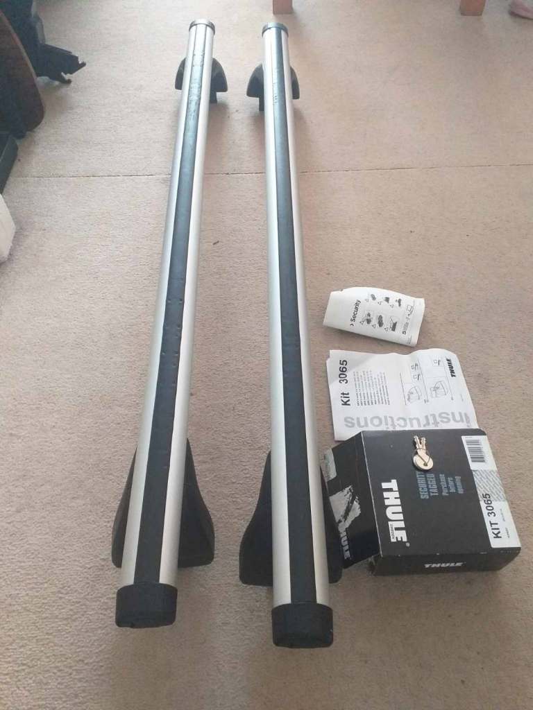 Thule roof bars with fitting kit 3065 BMW 3 and 5 series,