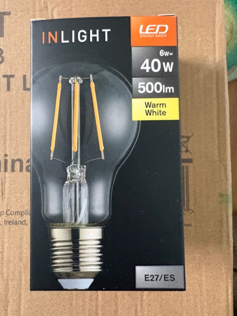 Warm White Filament light bulbs