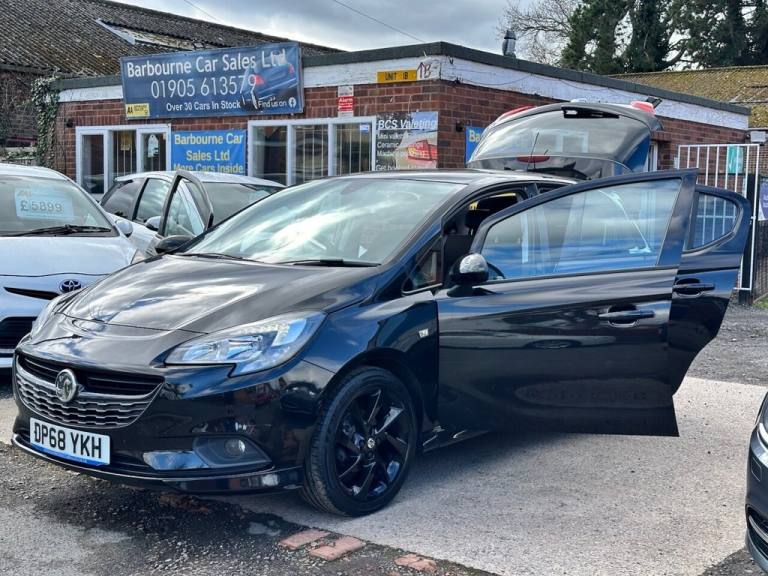 2018 68 VAUXHALL CORSA 1.4I ECOTEC SRI VX LINE NAV BLACK HATCHBACK 5DR PETROL MA