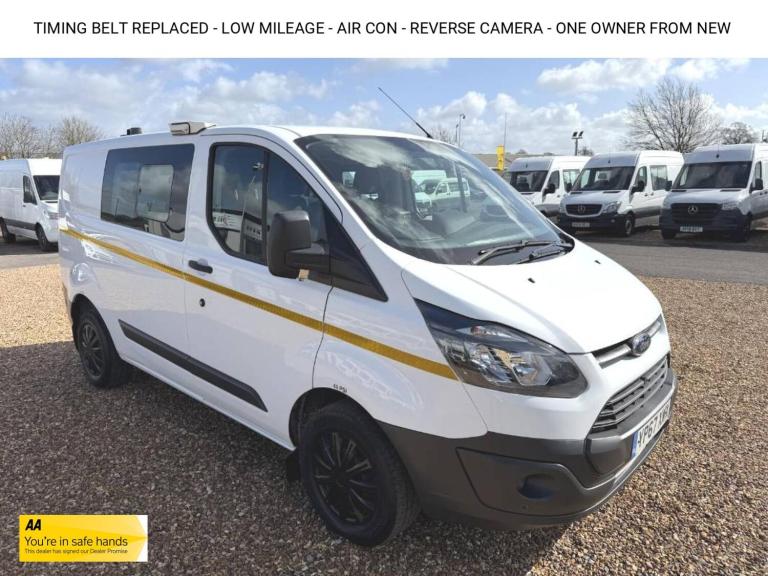 2018 Ford Transit Custom 2.0 TDCi 105ps Low Roof D/Cab Van PANEL VAN DIESEL Manual
