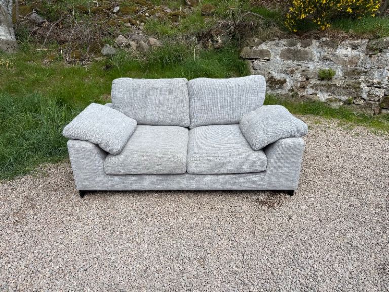 Grey Two Seater Sofa (Delivery Available)