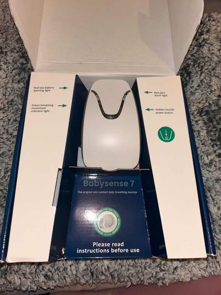 Babysense 7 – Baby Monitor with Real Time No Breathing & Irregularity Alerts for Safe Sleep