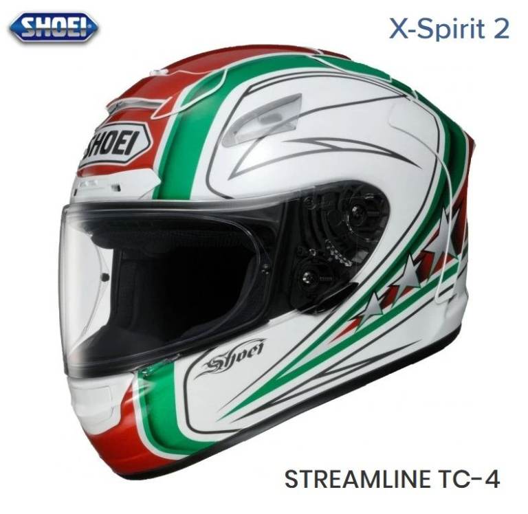 #SHOEI X-SPIRIT 2 MOTORCYCLE HELMET - STREAMLINE TC-4 - SMALL MINT COND £200 #arai #agv #hjc