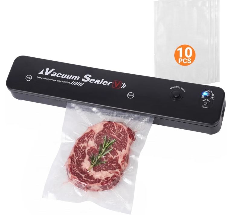 New Vacuum Sealer Machine with 10 Bags – Food Saver