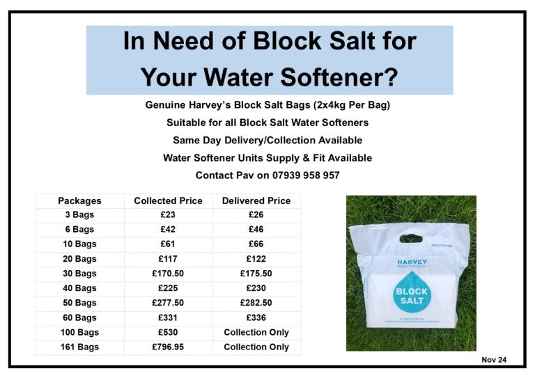 Water Softener Block Salt 