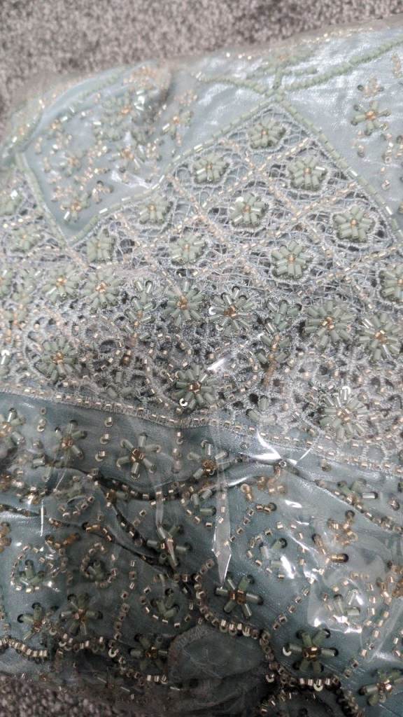 Unstitched Asian embroidery suit