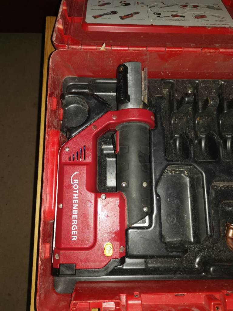 Rothenberger Romax Compactpipe press tool READ ADVERT