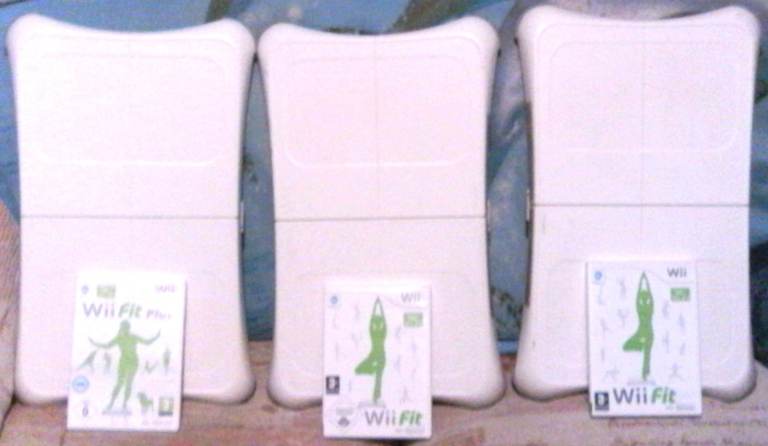 3 NINTENDO Wii FIT BOARDS WITH SOFTWARE