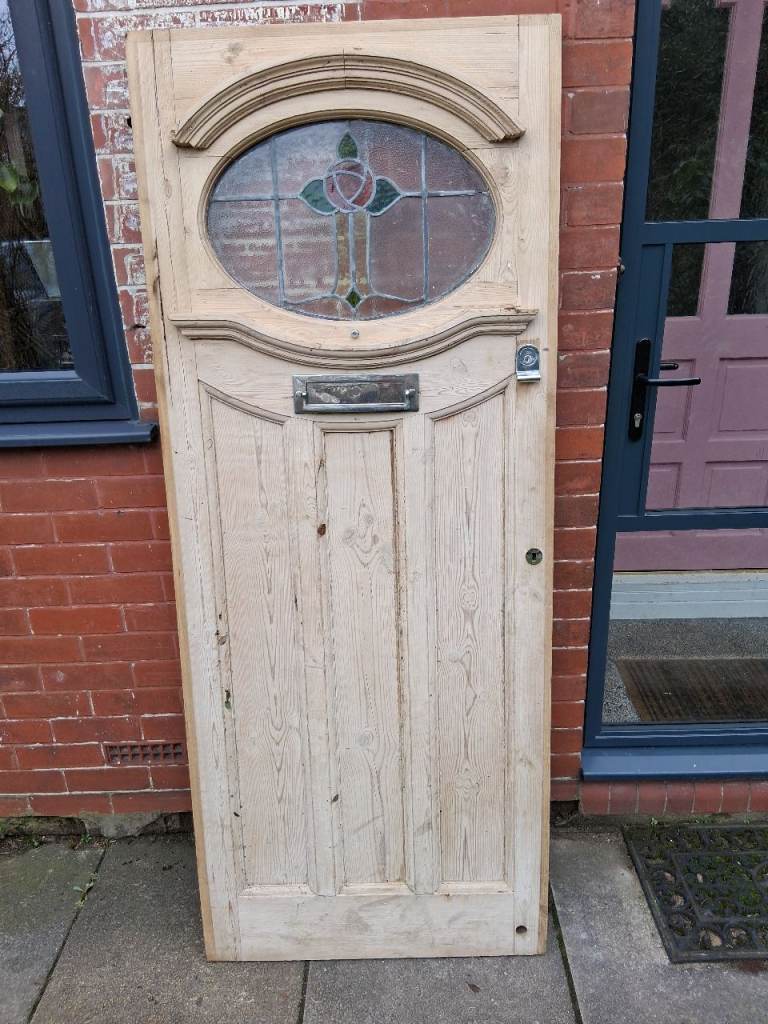 1930s Stained Glass Front Door