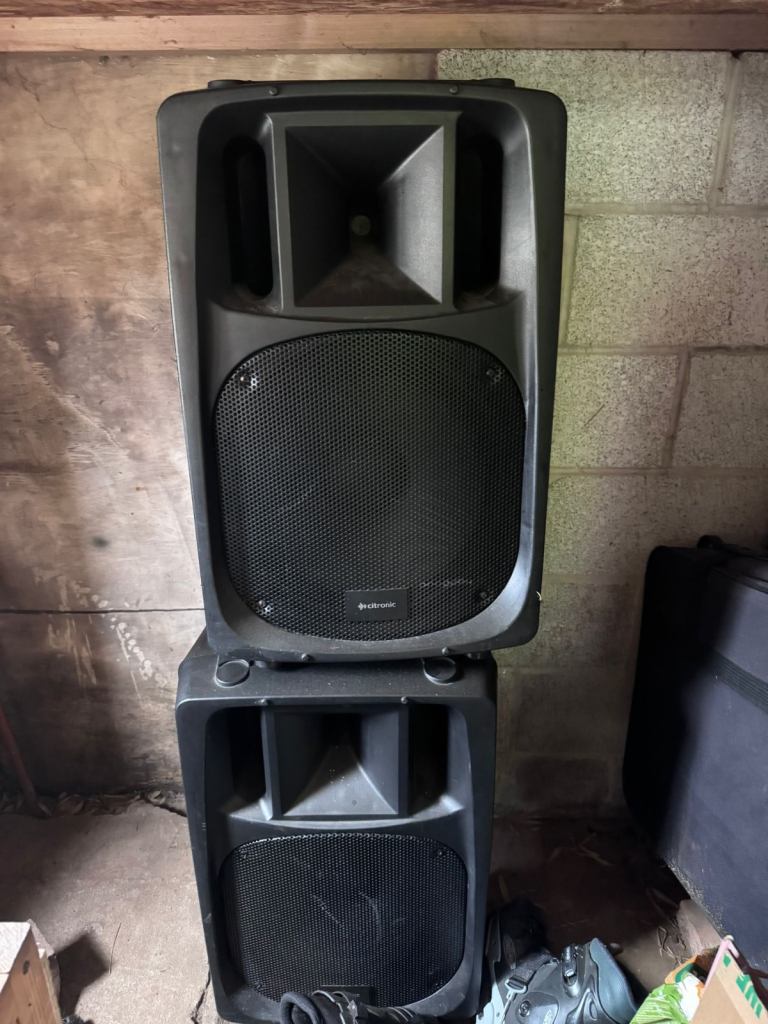 Citronic passive speakers (pair)