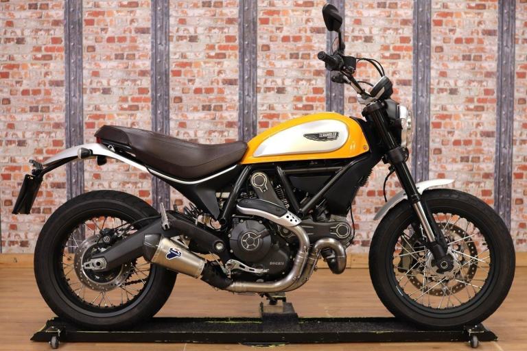 2015 DUCATI SCRAMBLER CLASSIC 800 - 7,663 MILES - TERMIGNONI EXHAUST - SUPERB