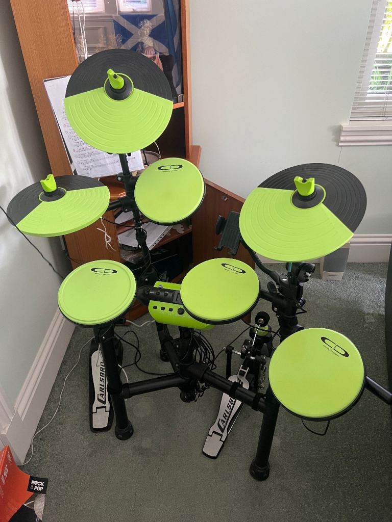 Carlsbro CSD130 Digital Electronic Drum Kit 5-Pad w/ Bass Drum Pedal